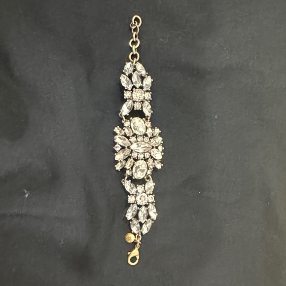 J. Crew Gold and Silver Crystal Bracelet - Picture 1 of 4